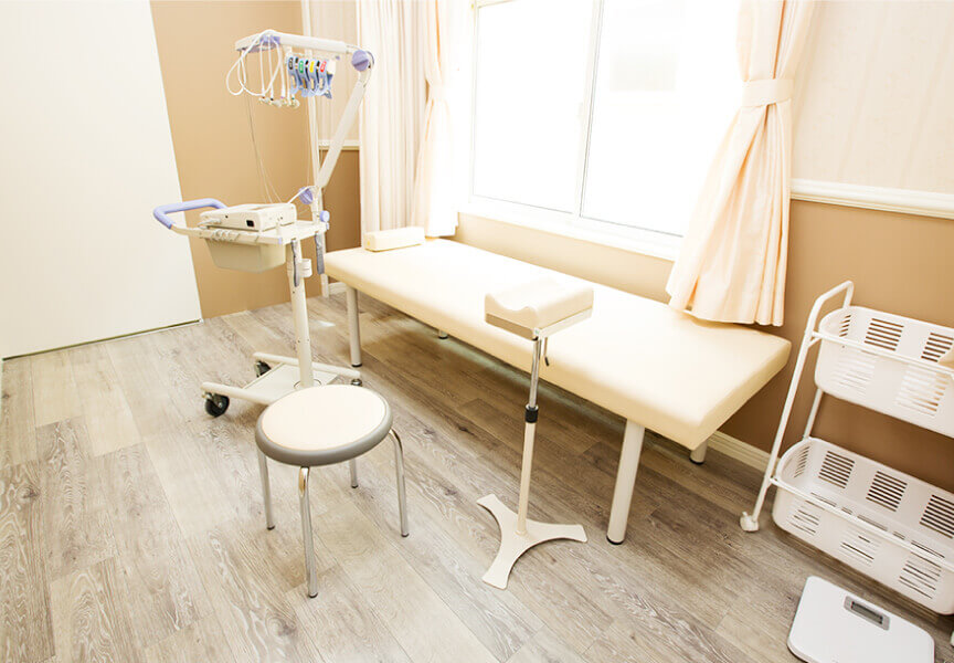 広い診察室で仕事がしやすい環境を整備